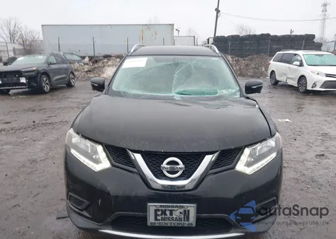 2015 Nissan Rogue Sv z USA, uszkodzony, nr VIN KNMAT2MV3FP586416